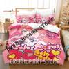 3D Print Sakura Miko Bedding Set Single Twin Full Queen King Size Bed Set Adult Kid Bedroom Duvetcover Sets Game Anime Bed