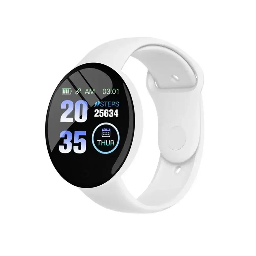 

D18Pro Smart Watch Men Women Bluetooth Fitness Bracelet Sport Heart Rate Blood Pressure Kids Smartwatch for Xiaomi Reloj Hombre белый