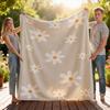 Gänseblümchen Blumen-Kuscheldecke, Gemütlicher Leichter Überwurf für das Sofa, Perfektes Valentinstags-Geburtstagsgeschenk für die Familie