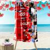 Union Berlin Spieler Print Strandtuch, Großes Weiches Schnelltrocknendes Handtuch für Strand Camping Schwimmen