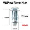 M4 M5 M6 M8 Petal Shape Metal Nut Expansion Screw Molly Jack Nuts Jacknut License Plate Fix Panel Clamp Lock Rivet Nut Rivetnut