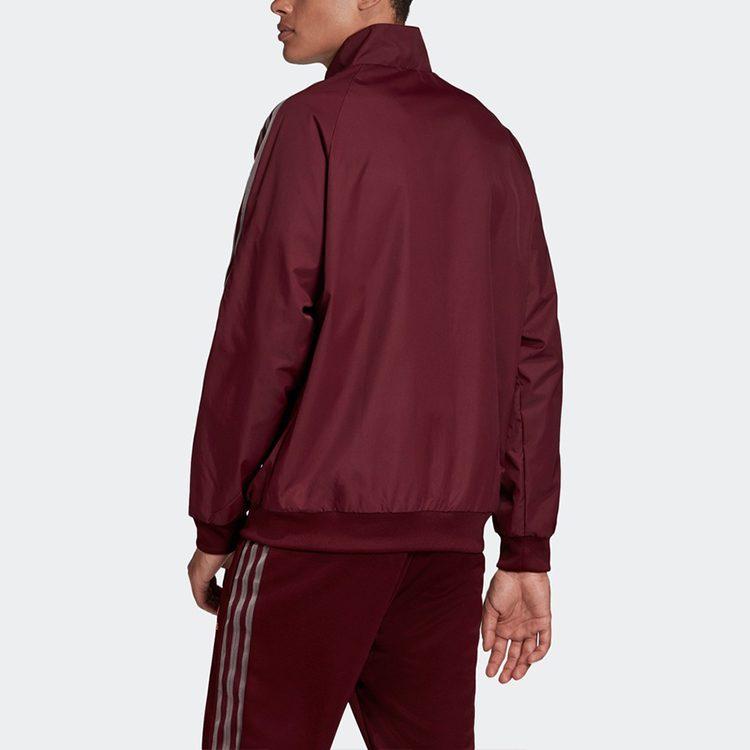 Adidas Manchester United Jackets Men's Fuchsia Lapel Moderate Other FR3865