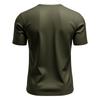 Herenlos V-hals Henley T-shirt met zak en korte mouwen.