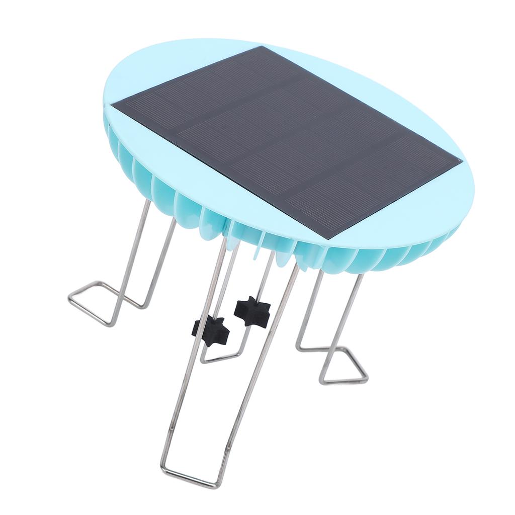 Solarbetriebener Wasserbeweger 0,5W Vogelbad Wassermischer Solarpanel Wiggler mit Halterung für Garten