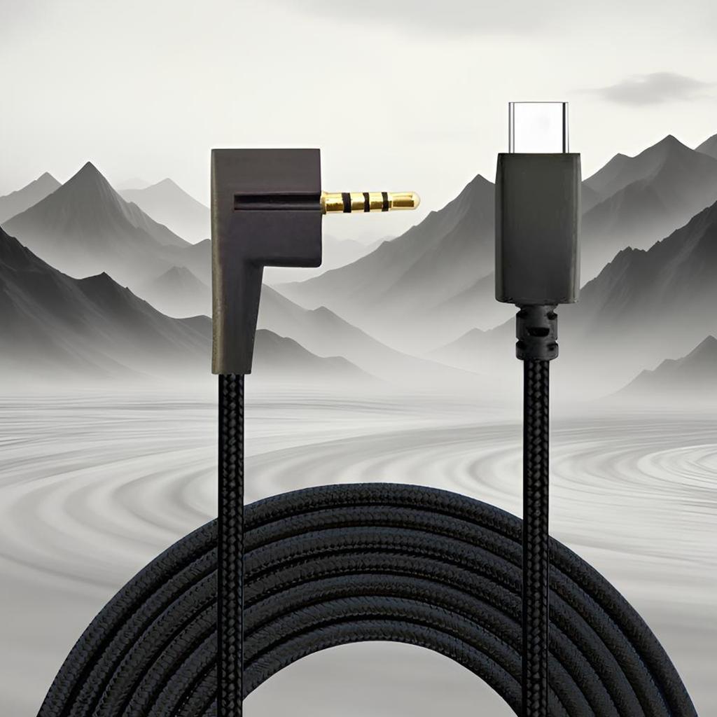 Upgraded Headphone Wire For HD438/439/451/471i HD461Gi Models Headphones Cord Flexible 1.5M/59.06in Length Design