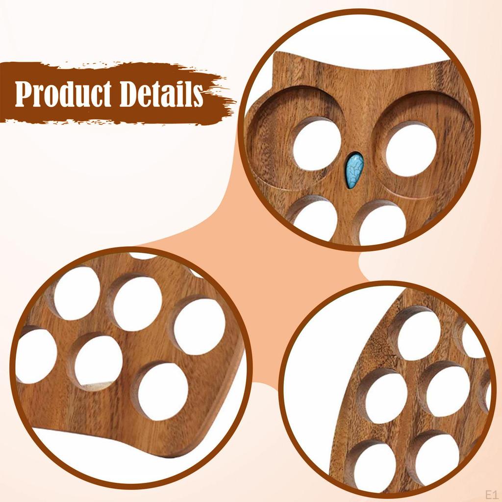 Owl Coffee Pod Holder Organizer Gift Decoration Hold 20 Capsule Stand for Table