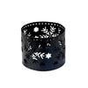 Shop Window Decoration Iron Holder Christmas Decorations Candlestick Hollow Holders Retro Style