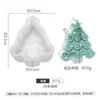 

3D Christmas Decor DIY Scented Candle Resin Plaster Silicone Snowflake Elk Tree Craft Mold Home Decoration