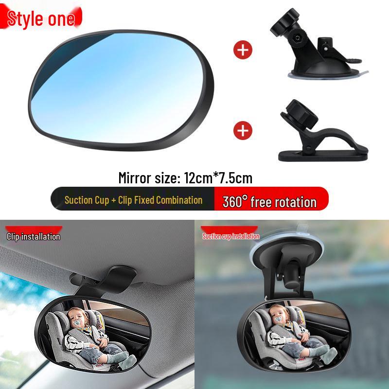 360° Rotating Baby Rearview Mirror for Cars