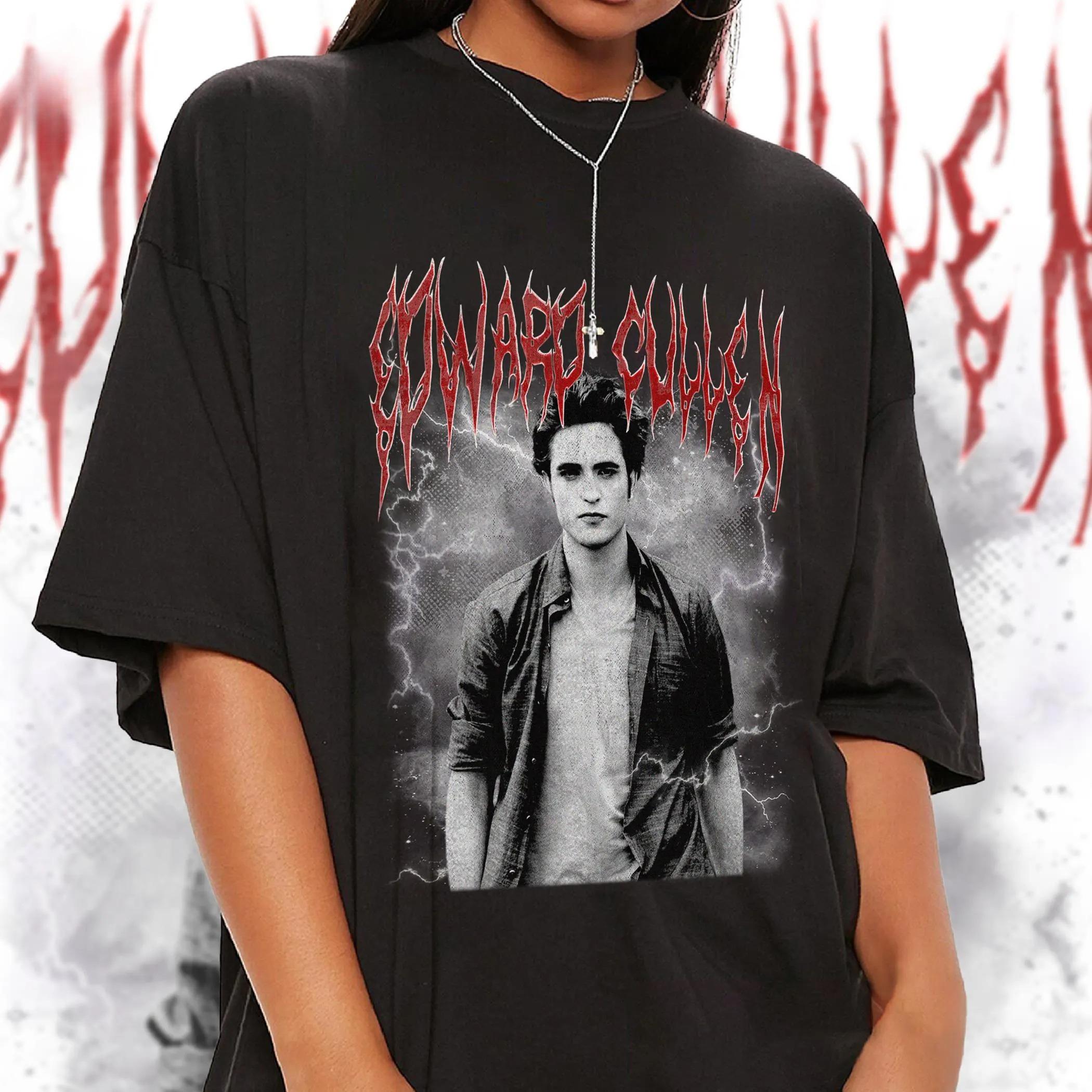 

Edward Cullen Printed Tshirt Womens SpringSummer Fashion Trendy Top Neutral Short Sleeve Comfortable Tshirt 4XL