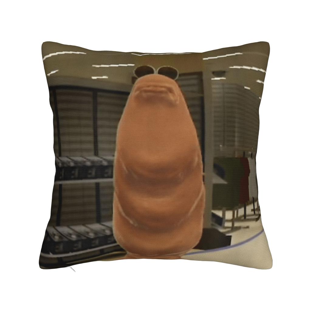 Marcus The Worm I Don't Like This Rock Pillow Cover  Novelty Pillow Case For Sofa Bedroom Home Decor Soft Cushion Cover Gift