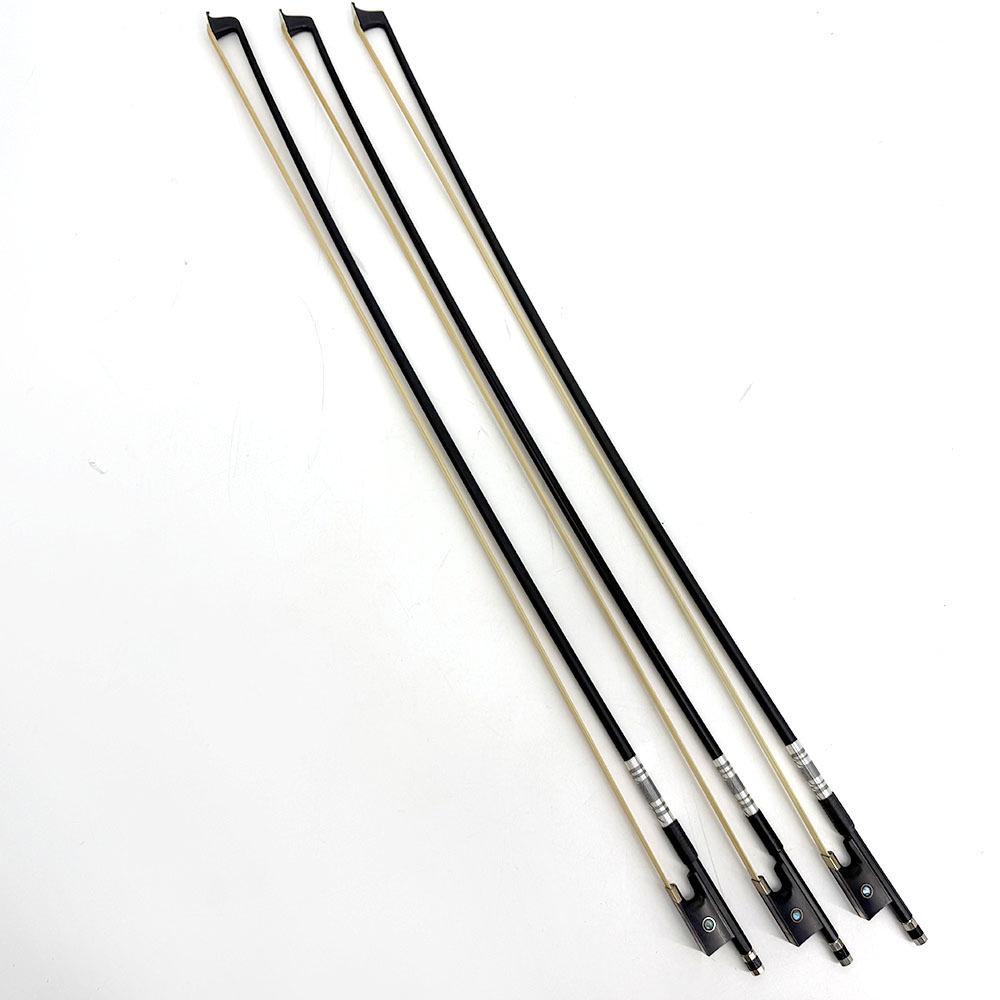 Black Carbon Fiber Violin Bow - Durable and Resilient Design