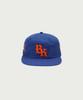 BIKE Bk Logo Pillbox Hat Blue