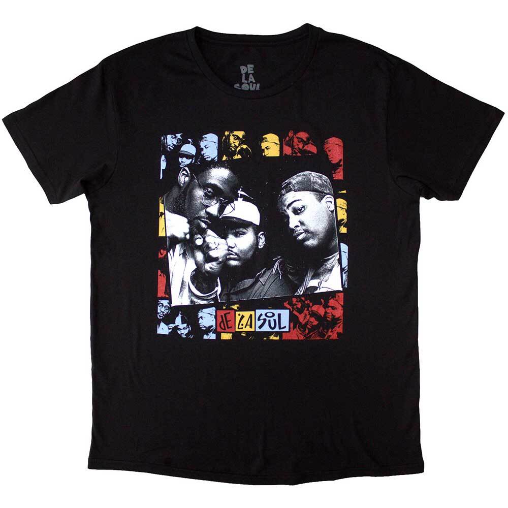 De La Soul Collage T-Shirt Black New Unisex T-Shirt XXL