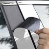 Car B C Pillar Post Trim Sticker Accent Cover Mirror Chrome Exterior Decoration Window Moulding 6pcs/set for Skoda Superb 2009-2015 B6 (3T)2009-2015