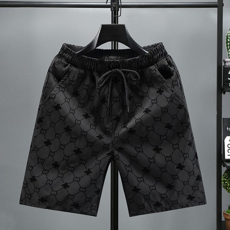 

2025 Men s Slim Flocked Trendy Beach Shorts - Casual Summer Wear M 80-95 jin