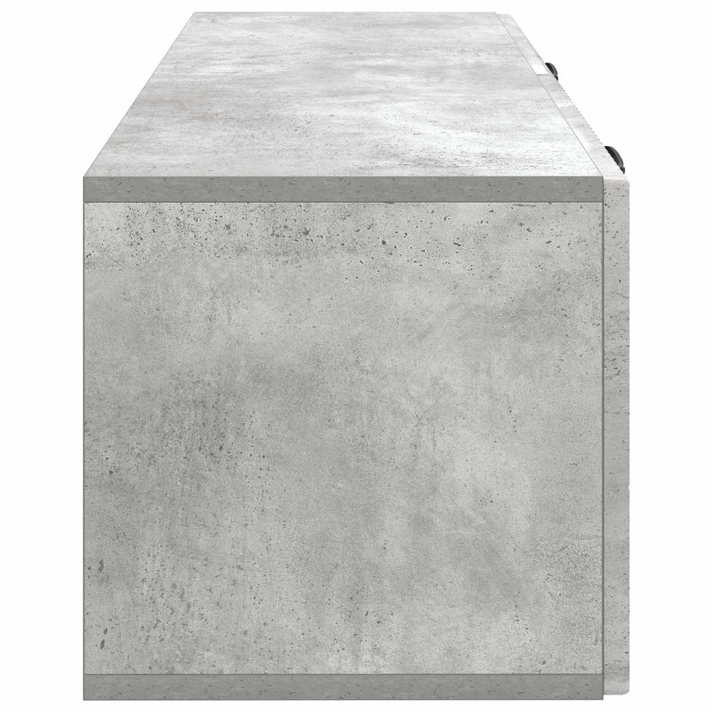Wall Mounted TV Cabinet Concrete Grey 98 x 31 x 30 cm