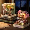 Wooden Miniature Doll House DIY Small House Kit Making Room Toys Home Bedroom Decorations With Furniture DollHouses Xmas Gifts