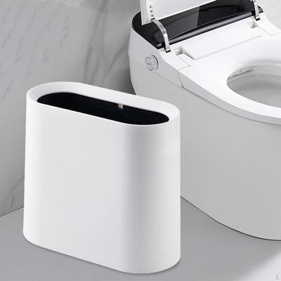 Slim Trash Can Dustbin Garbage Multipurpose Easy To Clean Wastebasket Narrow Small Bin