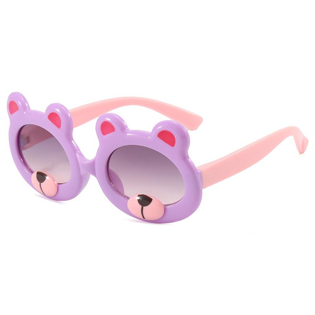 Cute Bear Kids Sunglasses Cartoon Animal Child Sun Glasses Outdoor Beach Eyewear Boys Girls Shades Baby Eye Protection Shades