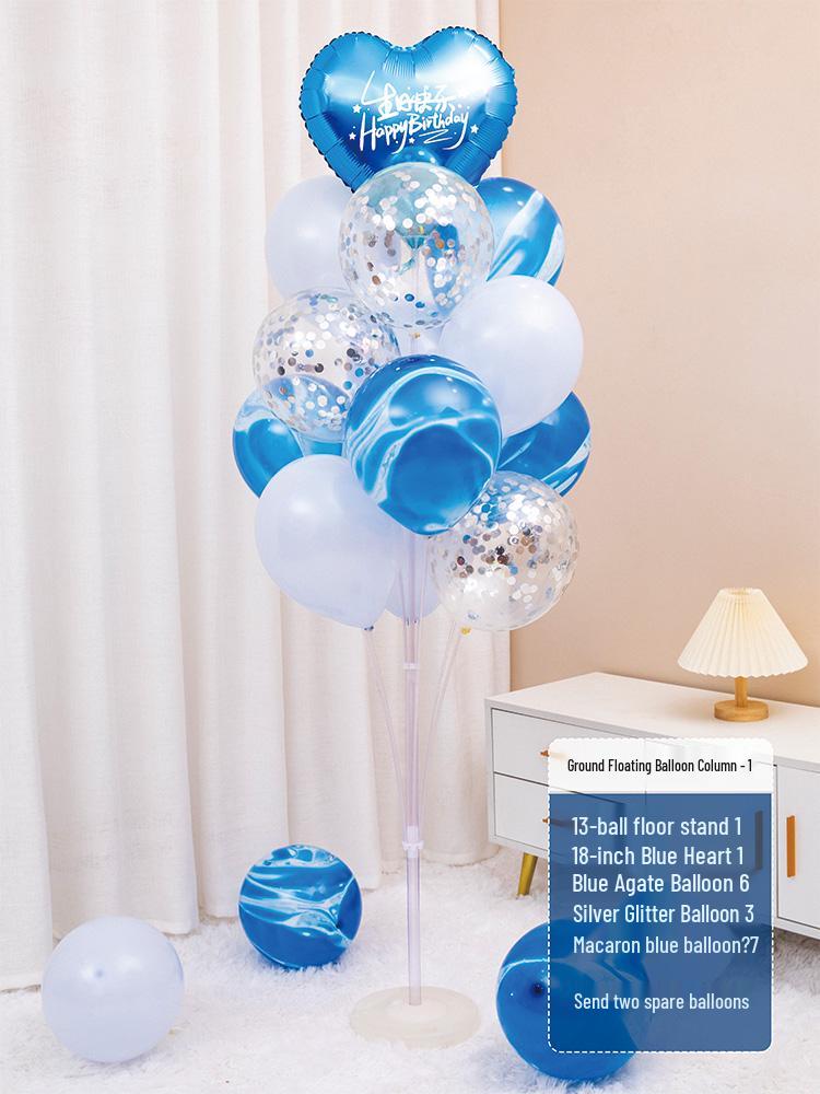 

Luminous Floating Table Balloon Heart Decor for Birthday & Banquet