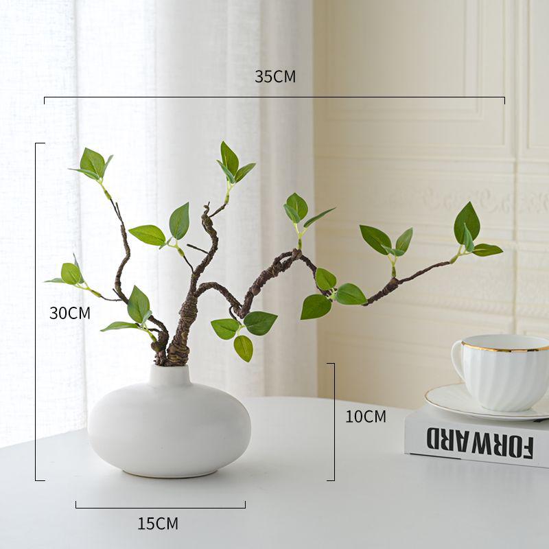 Hanging Artificial Greenery: Fake Leaves Bell Plants for Living Room, Dining Table, or Hotel Decor