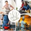 Pot Lid Organizer Non-Slip Waterproof Space Saving Tool Pan Lid Organizer For Pans Kitchen Cooking Countertops Cabinet Indoor