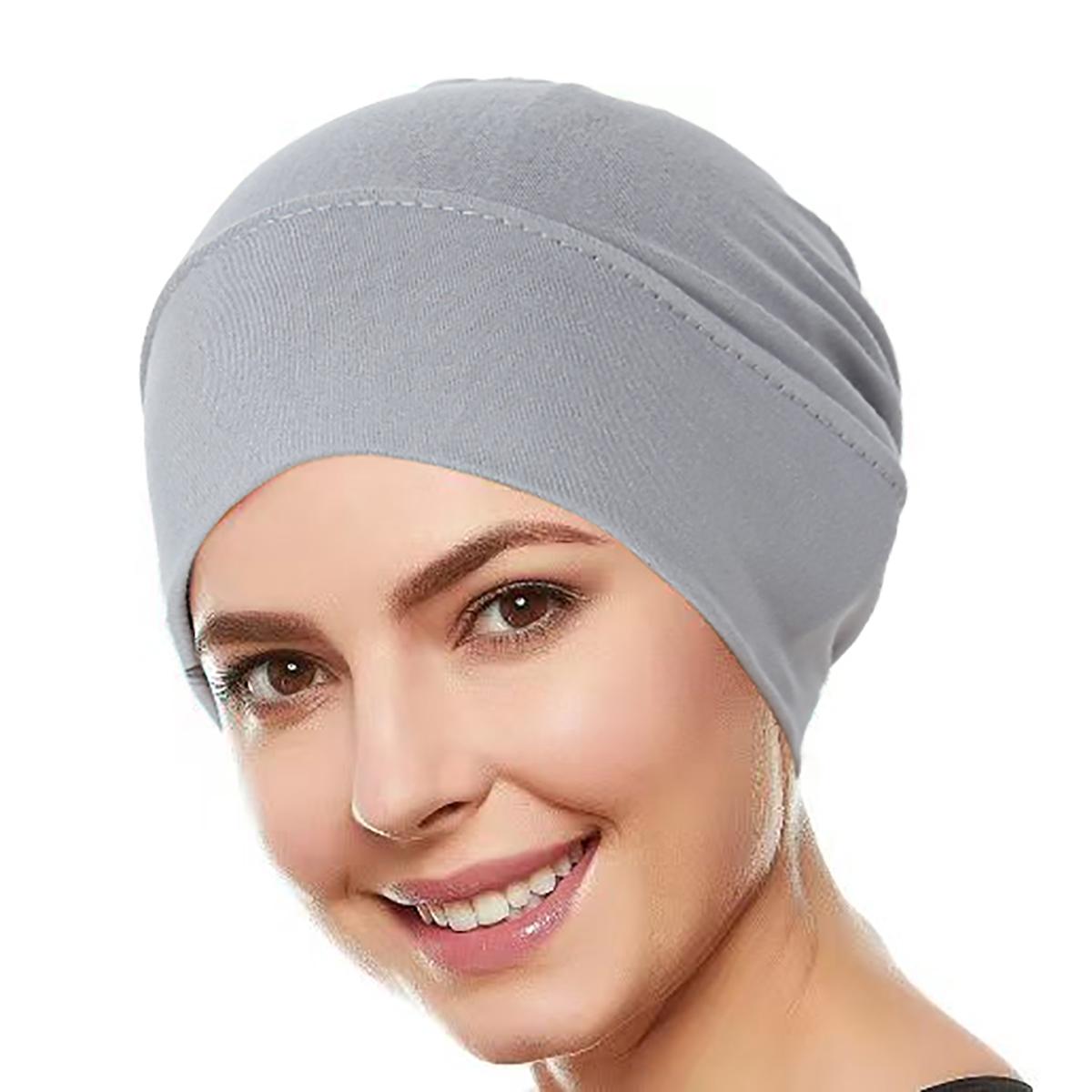 

Рамадан Однотонні Жіночі Мусульманські Хіджаб Шапки Обгортання Голови М який Еластичний Тюрбан Капот Хіміотерапевтична Шапка Головний Убір Носимий