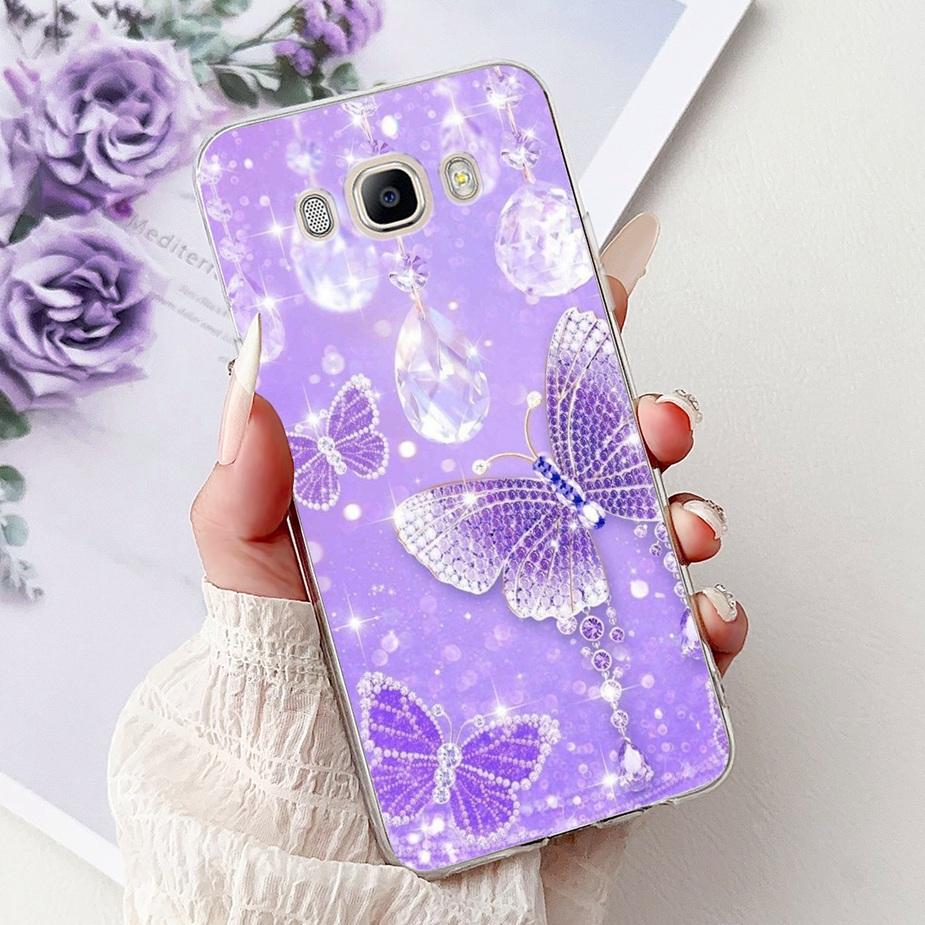 For Samsung Galaxy J5 2016 Case SM-J510F New Luxury Painted Cover Soft Silicone Phone Case For Samsung J3 J5 J7 2016 Fundas Capa