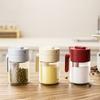 Moisture-proof Glass Spice Bottle Dustproof Spice Sorting Bottle  for Household