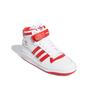 Adidas Forum Mid J White Vivid Red Dětské tenisky Cloud-White GY8363