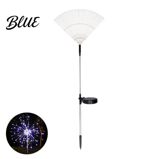Modern Outdoor Mood Lighting Solar Garden Stake Light 200 LED Dandelion Firework-like Decorative Lights IP65 Waterproof Lamps Landscape with 8 Modes