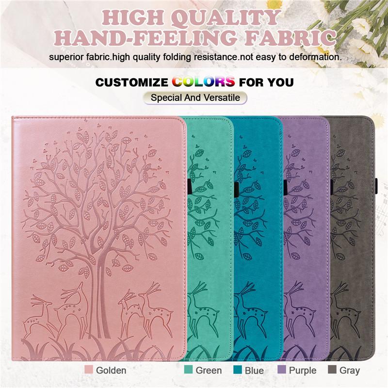 Tablet Cover for Google Pixel Tablet Case 2023 Cute Deer Wallet Stand Cover for Pixel Tablet Case Coque Funda