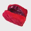New Style Girly Macaron Cosmetic Bag: Large Capacity Plush Wash Bag