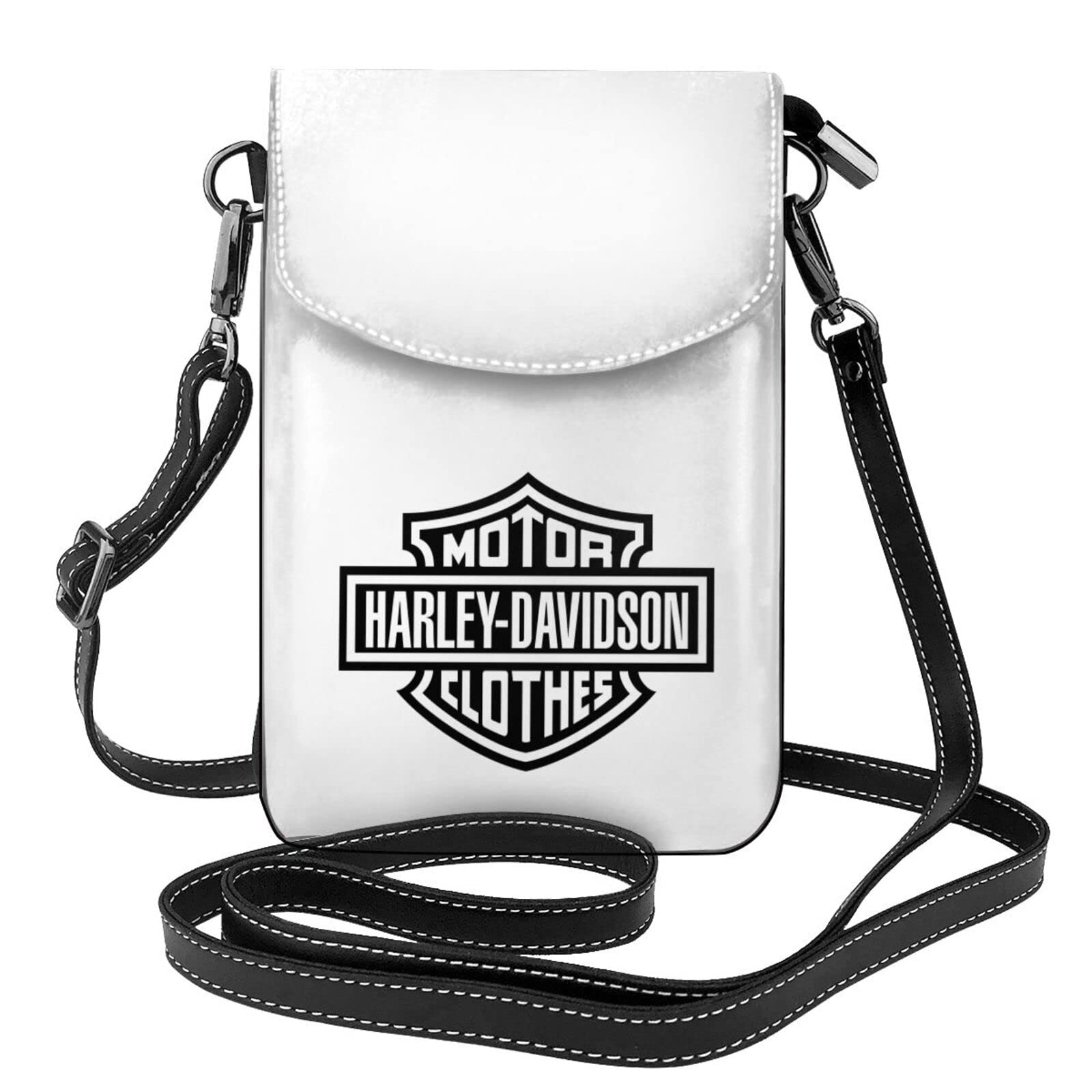 

smartphone genuine leather shoulder thin mini pouch for women and popular 19cm high x wide x 4cm Harley-Davidson pouch, bag, men, wallet/crossbody