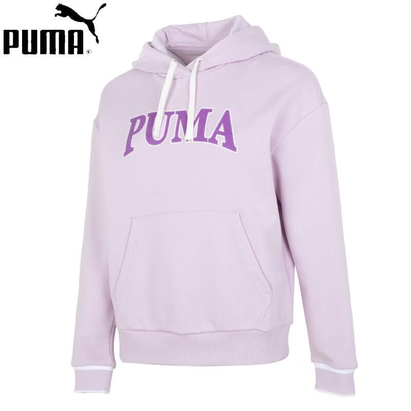 PUMA Women s Loose Fit Hooded Letter Print Sweatshirt M