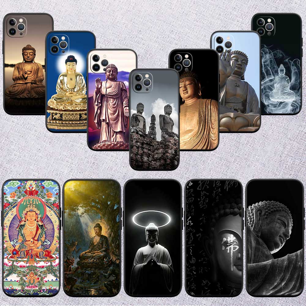 NH28 Gautama Buddha Phone Case for Samsung Galaxy S20 S21 S22 Ultra FE + Plus A21S A22 A24 A25 A26 A30 A30S A31