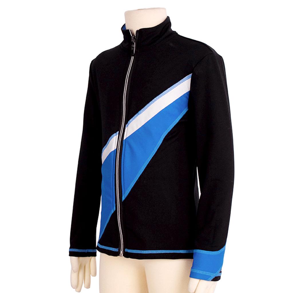 Figure Skating Fleece Jacket Gym Dance Coat Outfit Training Competition - XXS