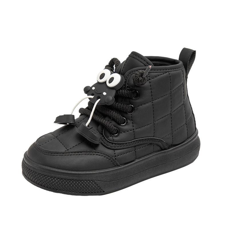 

Зимние новые детские сноубутсы бархатные теплые хлопковые туфли для девочек детская обувь туфли-хлебушки короткие ботинки 31 yards inner length about 18.9CM