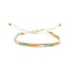Bracelet Luxenter avec cristal multicolore couleurs claires finition or 18k - Anlako