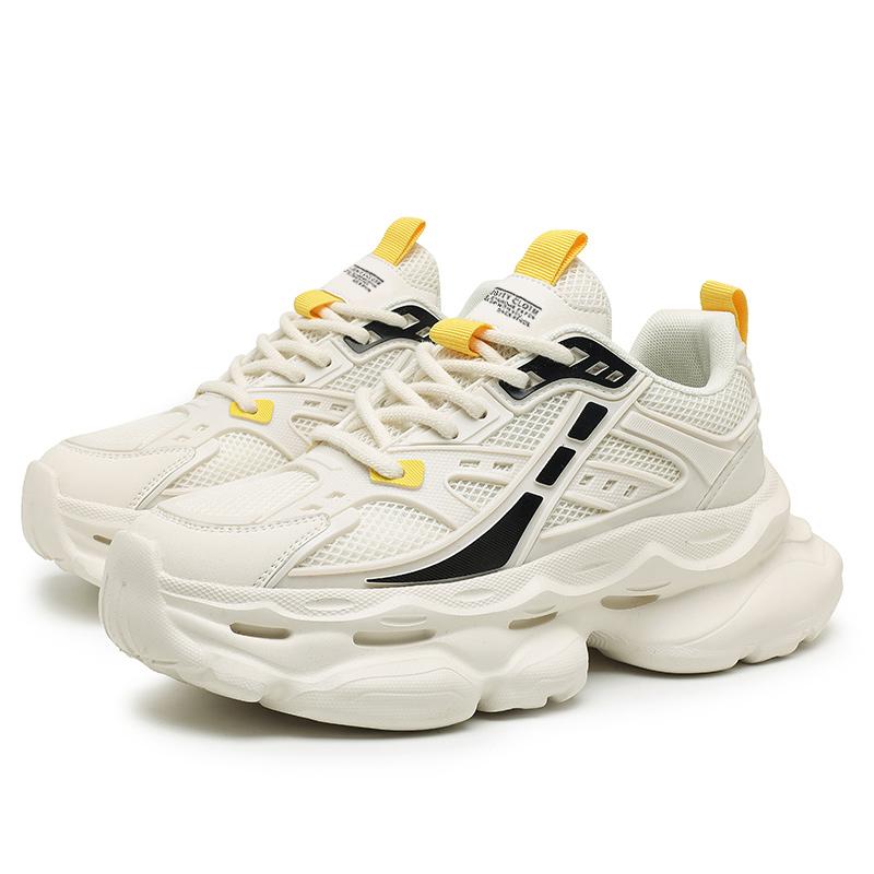 Dad's shoes men's summer style anti slip breathable wear-resistant trendy anti odor sports leisure height increasing shoes
