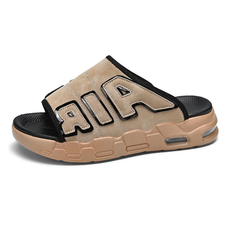 

Чоловічі тапочки 2024. Нековзкі зручні літні хмарні тапочки. Пляжні сандалі. 44