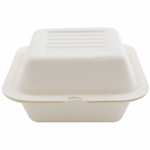 Nagao Disposable Paper Lunch Boxes, 16.5cm, 3289918, Set of 50