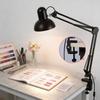 Folding LED Table Lamp with Long Arm, Eye Protection for Nail Art, Eyelash, Study, Reading, Work, Repair, and Tattooing