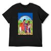 Flight Into Egypt Christian Arts T-Shirt for a Boy Croswit Shirt Man Cotton Man T-shirts Sweat Mens White T Shirts