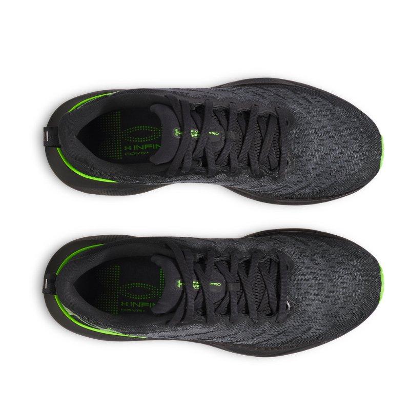 Under Armour Scarpe da corsa casual da uomo Infinite Pro Breeze comode morbide antiscivolo resistenti a taglio basso sneaker Nere 3027187-003