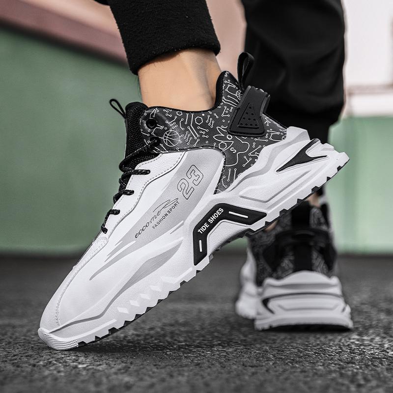 Herren Laufschuhe Frühling Outdoor Rutschfest Flache Schuhe Verschleißfest Atmungsaktiv Bequem Lässige Sportschuhe für Herren