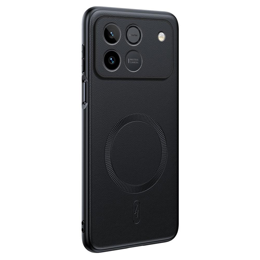 For Honor Win RT 5G Magnetische Hülle Lederbeschichtetes TPU + PC Handyhülle