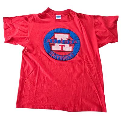 Vintage 1980s Arizona Wildcats Royal Graphic T-shirt.