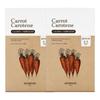 Carrot Carotene Mask 27ml (10 Sheets) X 2-Pack - Intensive Soothing & Hydrating Relief - Vegan Beta-Carotene Korean Sheet Mask Bundle